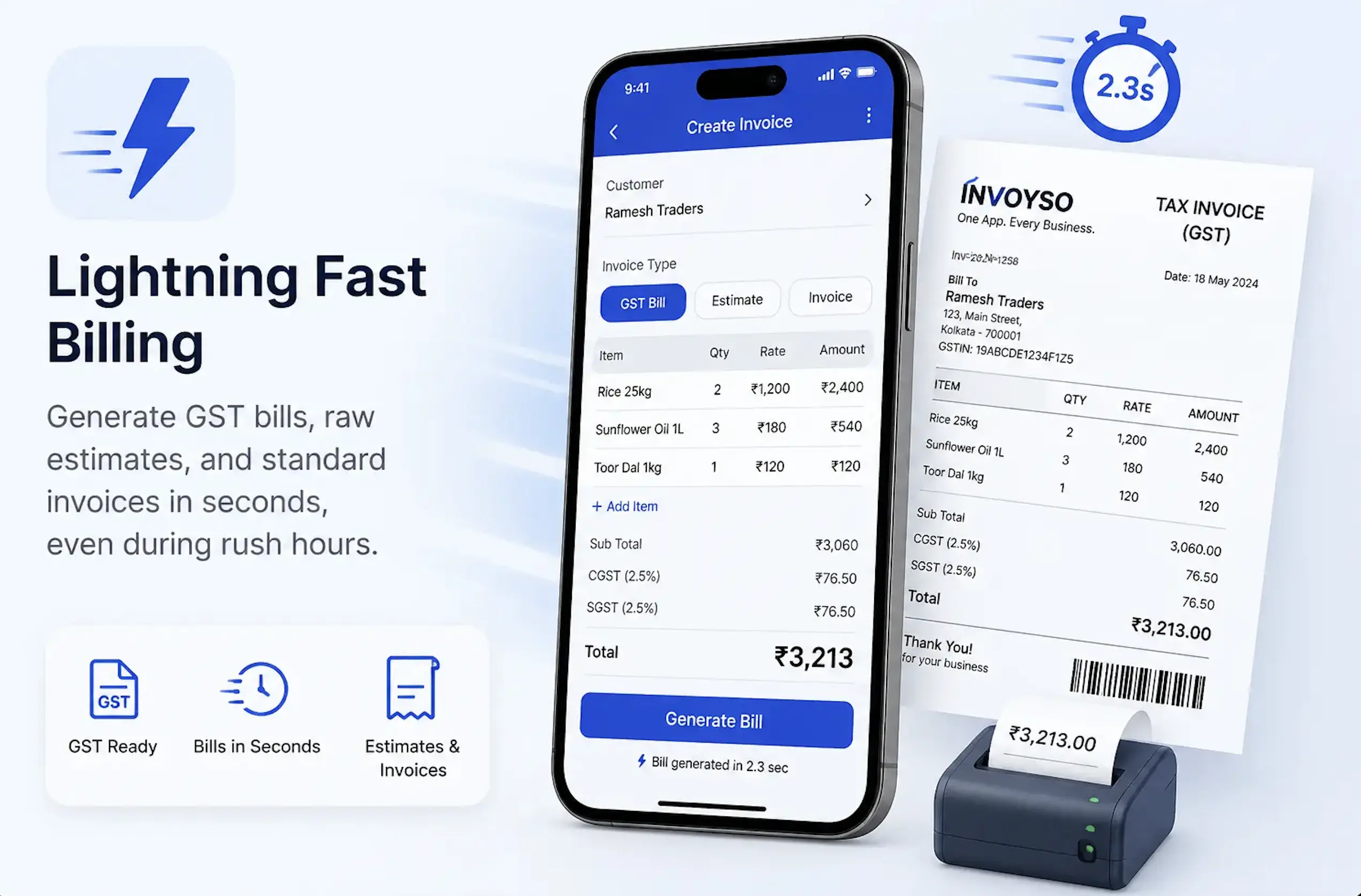Lightning Fast Billing